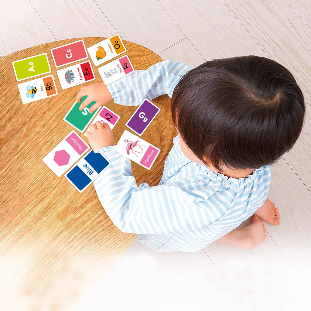 ABC and Numbers Flashcards for Preschoolers (58 Cards)