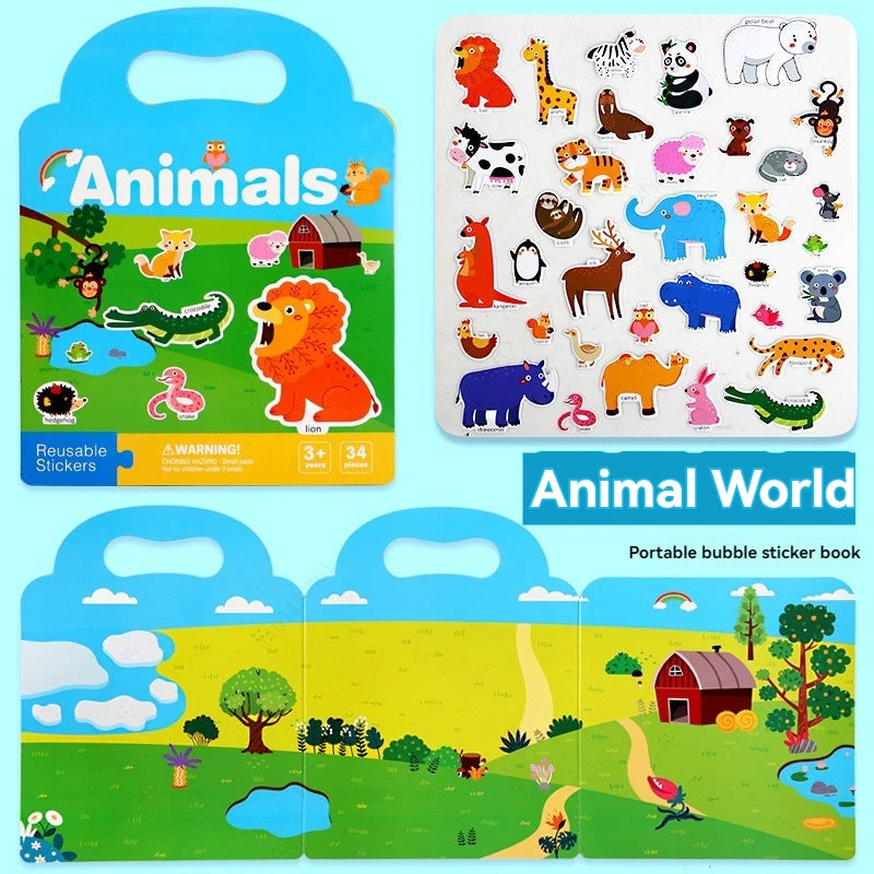 Reusable Sticker Activity Book