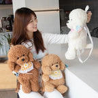 Plush Teddy Dog Backpack