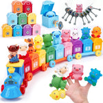 Montessori Farm Train Sorting & Locking Set