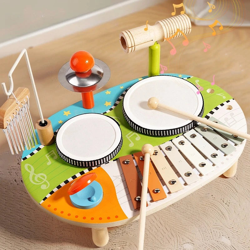 Montessori Wooden Percussion Instrument Set, photo 4