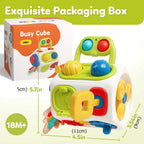 Montessori Busy Cube Sensory Activity Toy