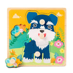 Montessori Wooden Puzzle Board for Toddlers