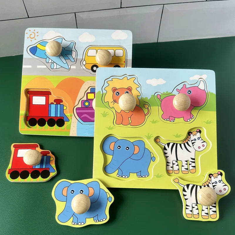 Baby Montessori Wooden Puzzle, photo 2