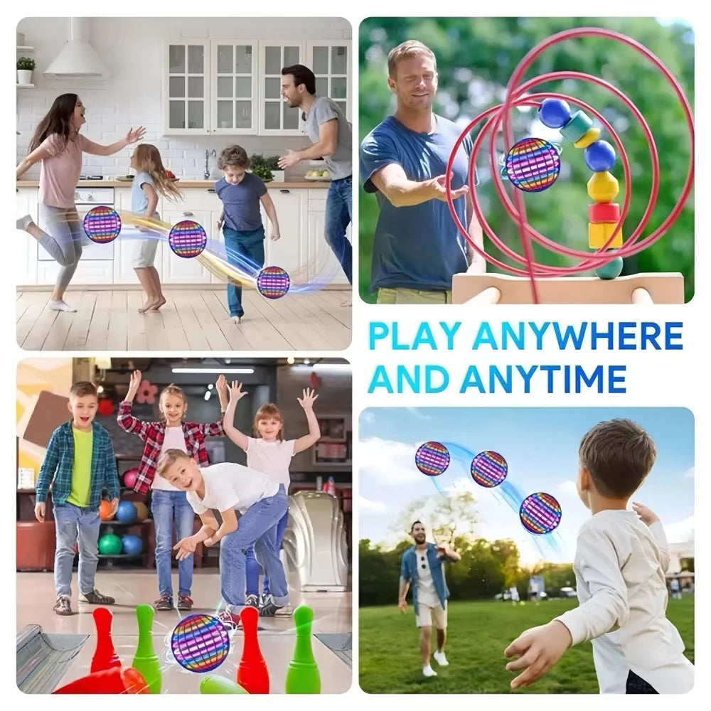Flying Spinner LED Boomerang Toy