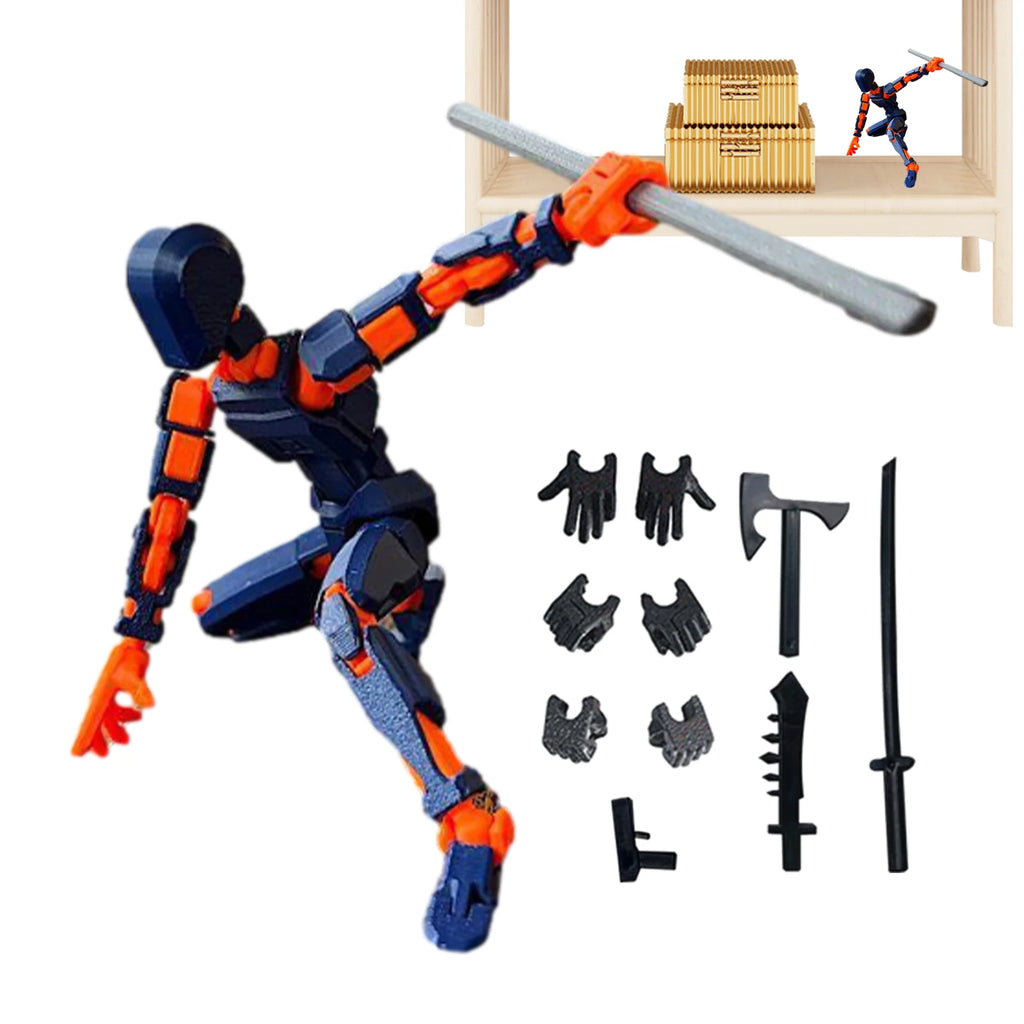 Multi-Jointed Poseable Robot Figure