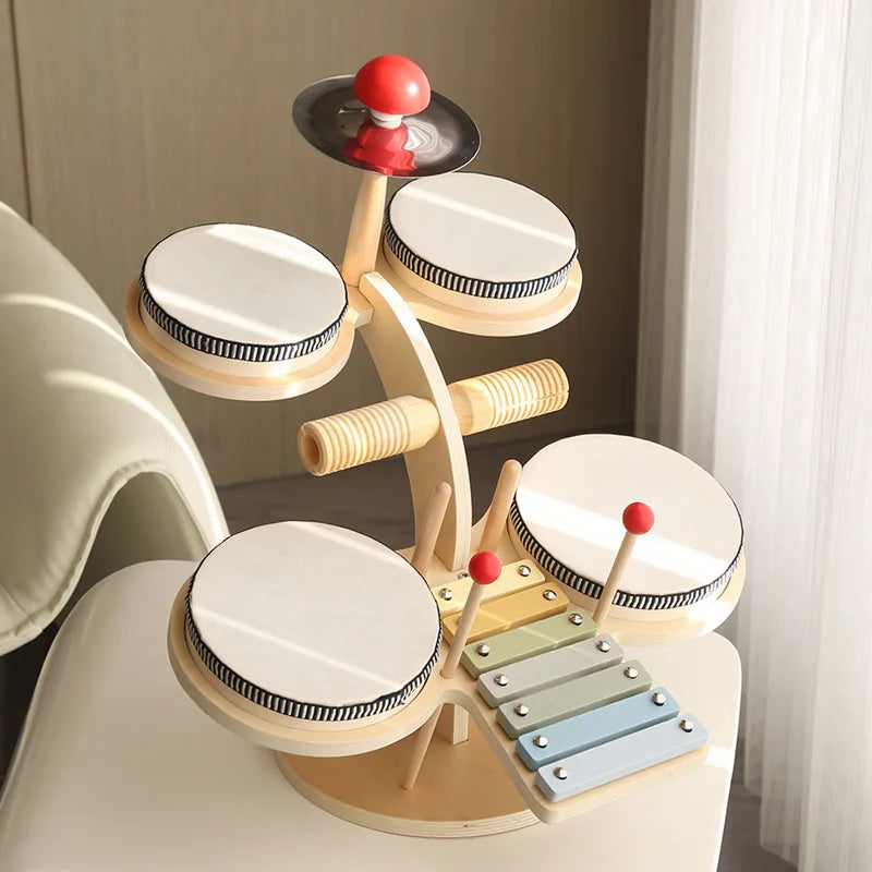 Montessori Wooden Percussion Instrument Set, photo 6