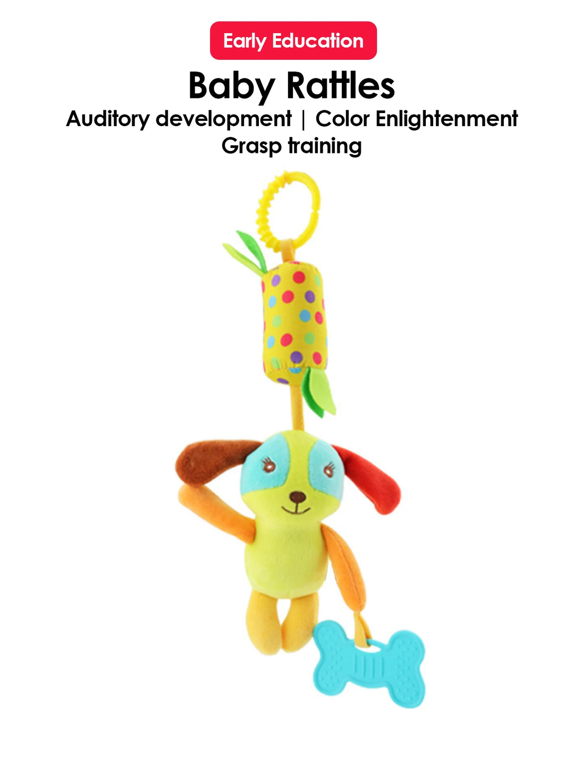 Hanging Animal Rattle with Bell