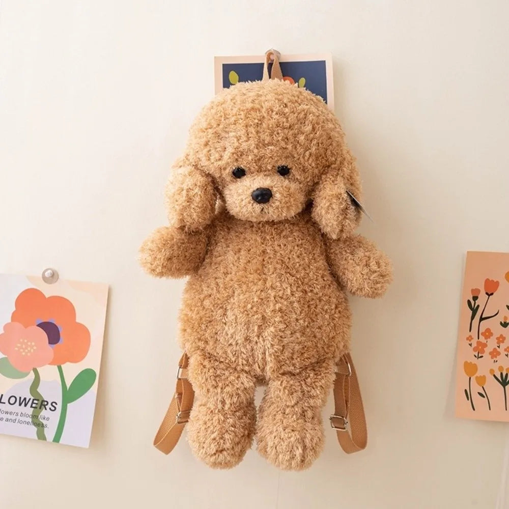 Plush Teddy Dog Backpack
