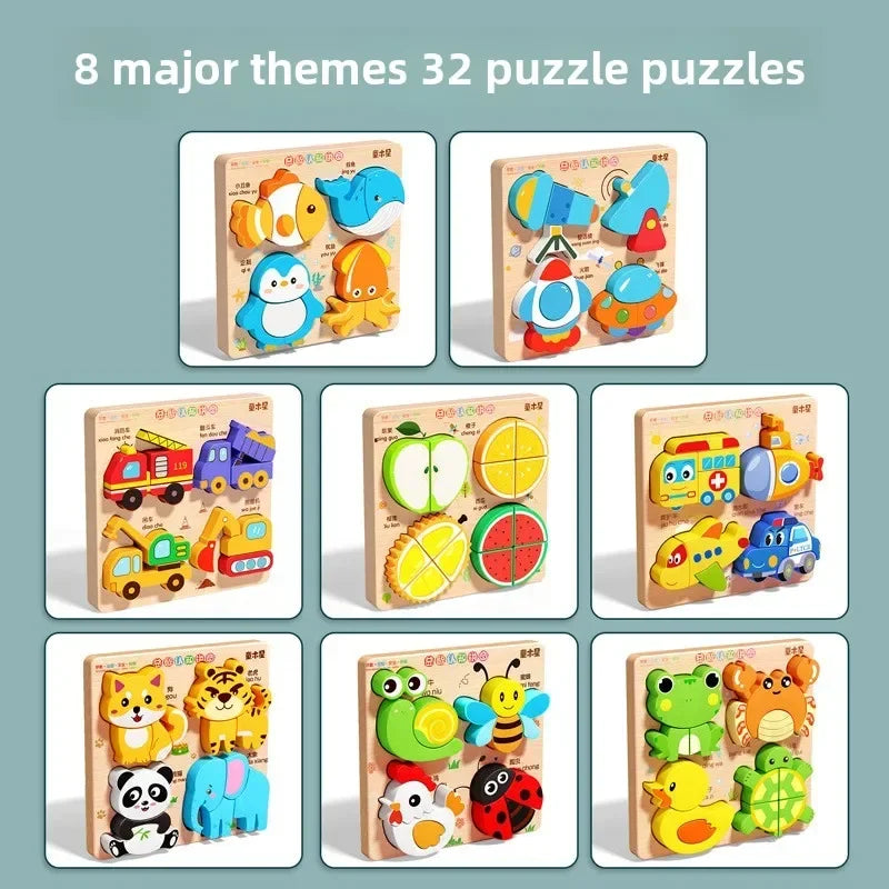 Wooden 3D Puzzle Sets, photo 3