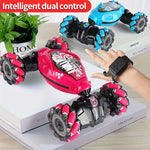StuntX™ Gesture-Control RC Climbing Car – 360° Rotating LED Off-Road Racer