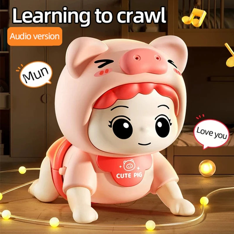 Musical Crawling Baby Toy with Lights