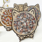 SereniCat 135-Piece Wooden Puzzle