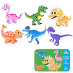 Wooden Animal and Vehicle Jigsaw Puzzle Set