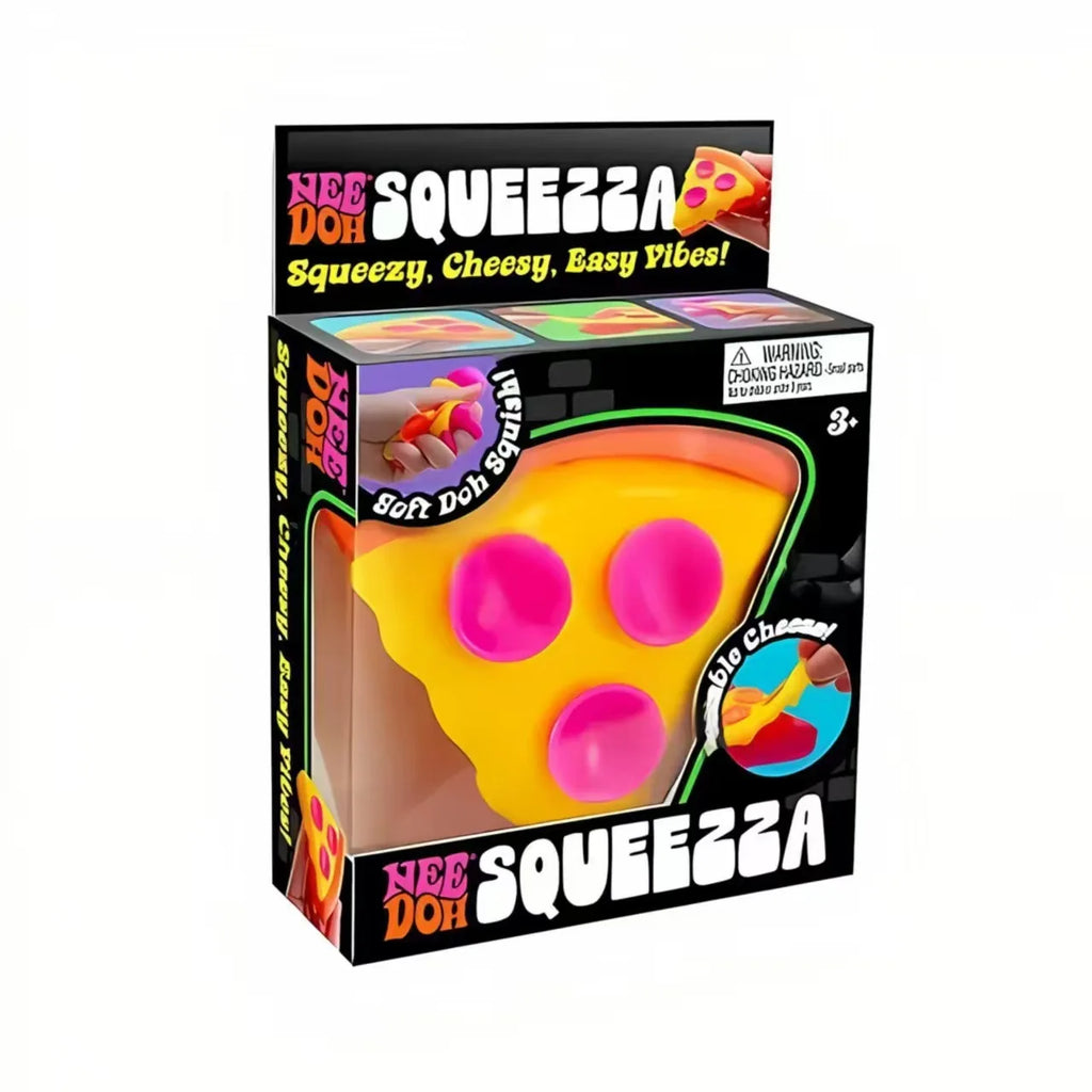 Schylling NeeDoh Pizza Sensory Fidget Cube – Squishy Stress Relief Toy for ADHD & Anxiety