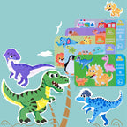 Wooden Animal and Vehicle Jigsaw Puzzle Set
