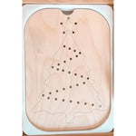 Montessori Children's Sensory Tray Table Wooden Tile