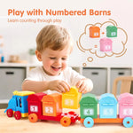 Montessori Farm Train Sorting & Locking Set
