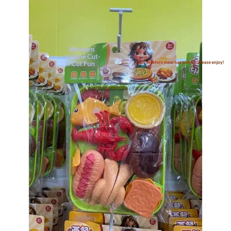 Toddler Chef Play Food Cutting Set