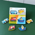 Wooden Peg Puzzle Boards (8 Themes)