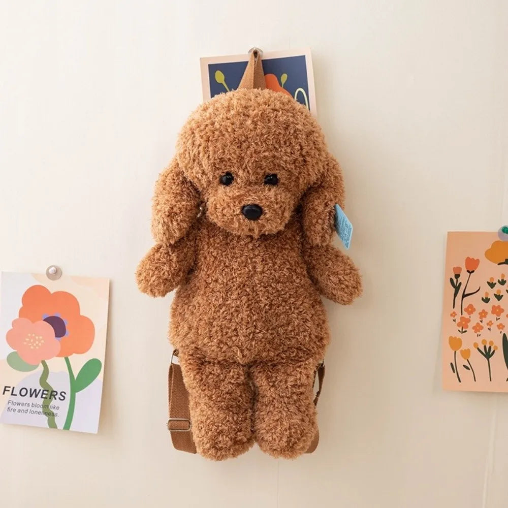 Plush Teddy Dog Backpack