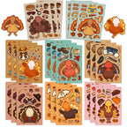 Thanksgiving Make-a-Turkey Face Stickers