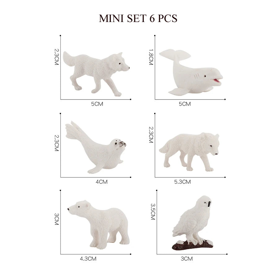 Realistic Ocean Animal Figurines Set
