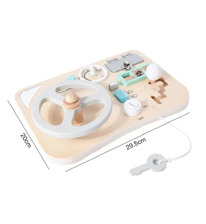 Wooden Montessori Steering Wheel