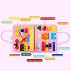 Montessori Felt Busy Book for Toddlers