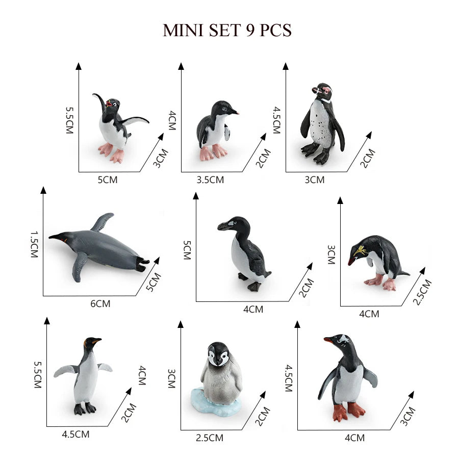 Realistic Ocean Animal Figurines Set
