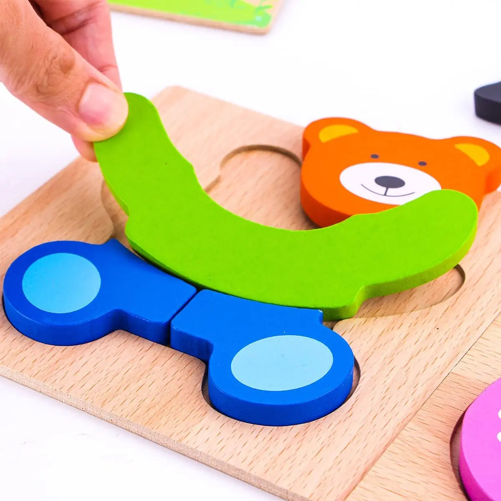 Chunky Wooden Jigsaw Puzzle (6 Designs)