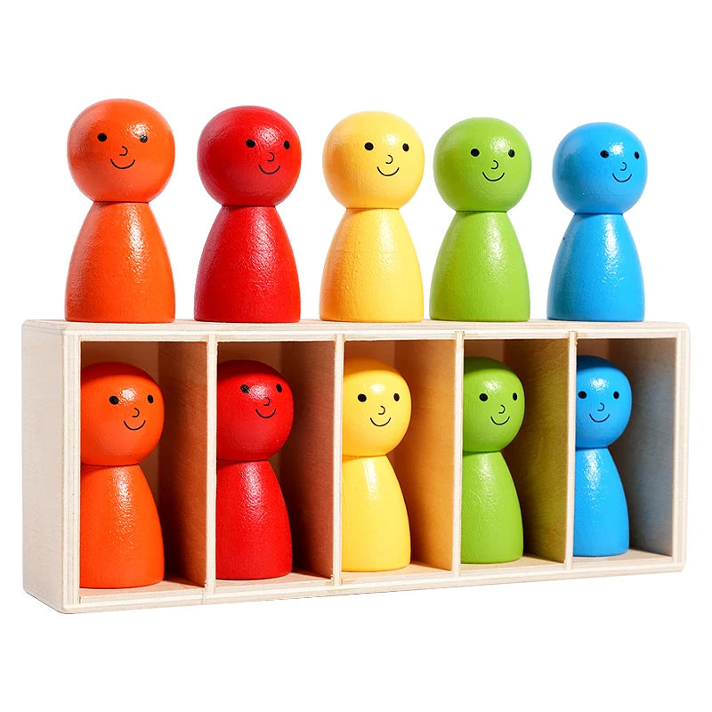 Montessori Wooden Color Sorting Set