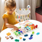 4-in-1 Montessori Wooden Busy Board, photo 2