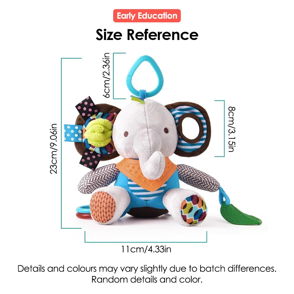Hanging Animal Plush Stroller Toy