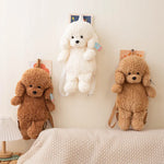 CuddleCarry Teddy Dog Plush Backpack