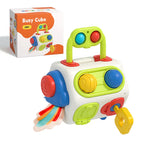 Montessori Busy Cube Sensory Activity Toy