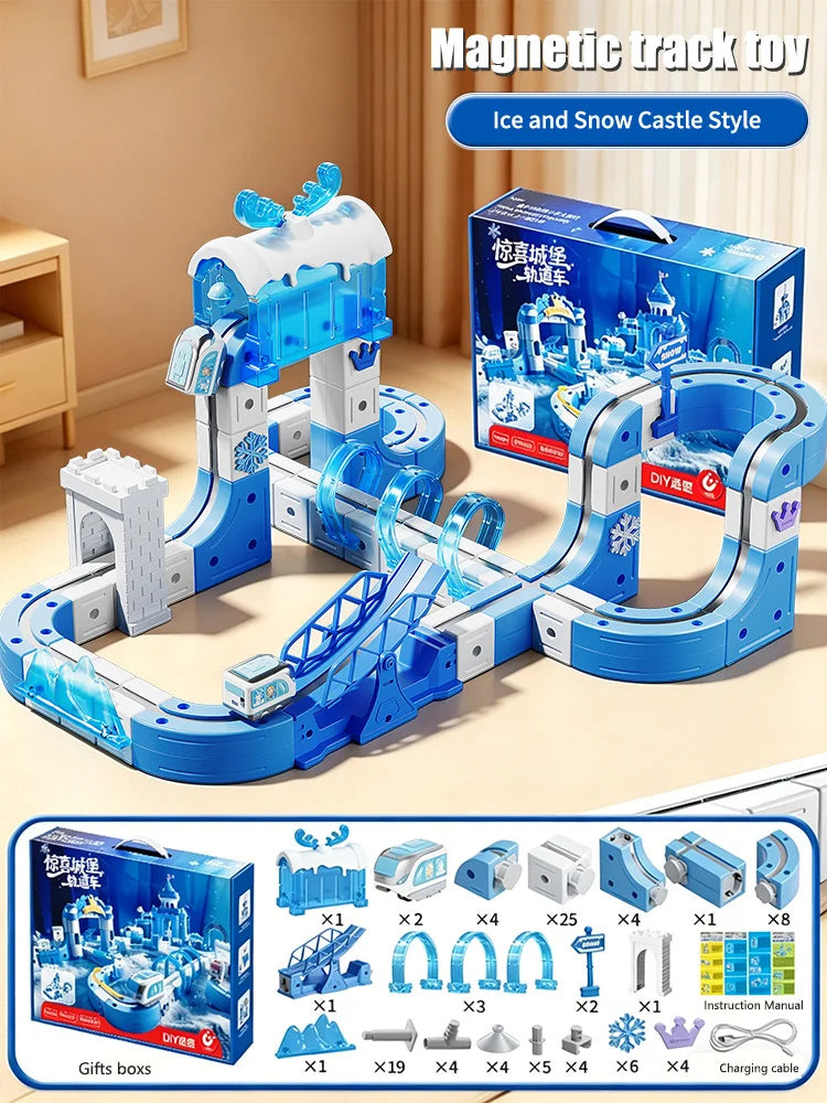 MagTrack Magnetic Train Set