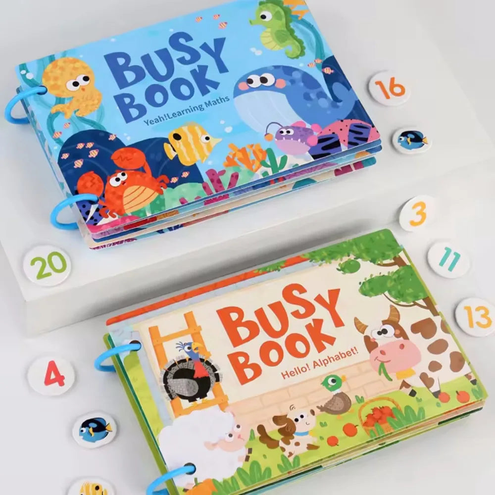 Montessori Quiet Book (Sticker Matching), photo 4