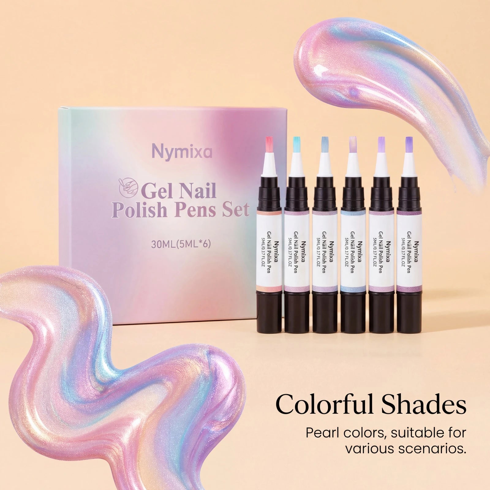 GlamGel™ 3-in-1 Gel Nail Pen Set