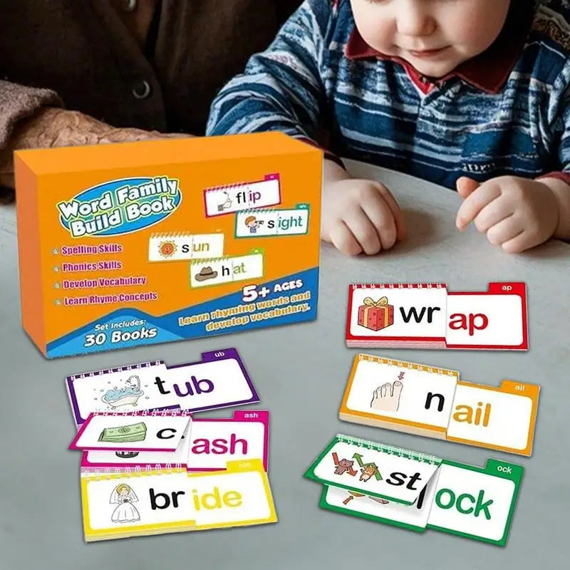 RhymeTime Read and Rhyme Word Family Flip Books (30 Books)