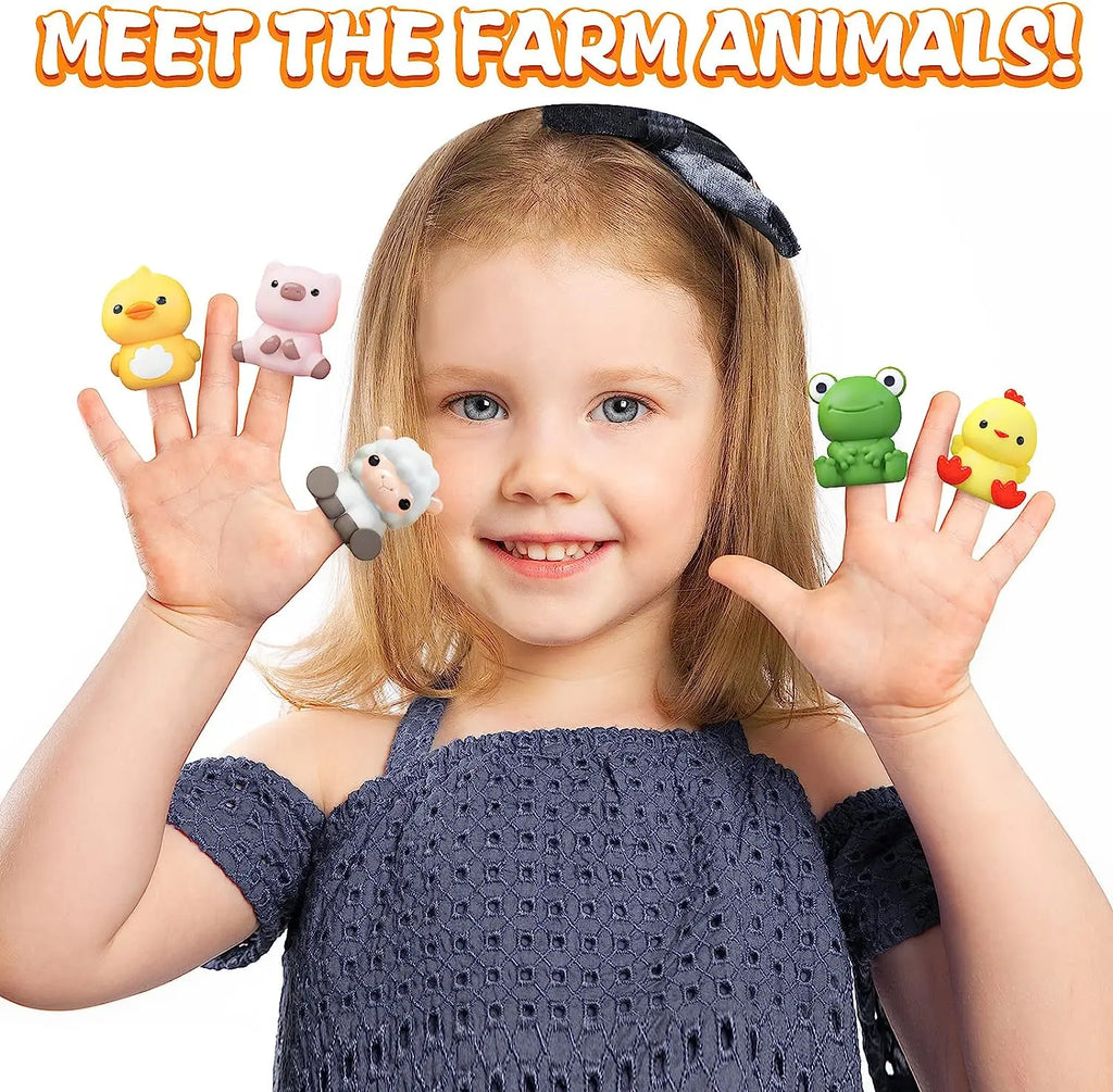 Farm Barn Finger Puppet Counting Set