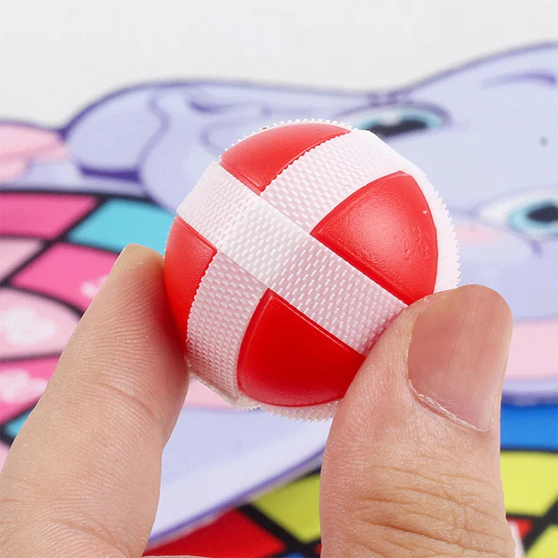 Kids Dart Board Set – Soft Sticky Ball Target Game
