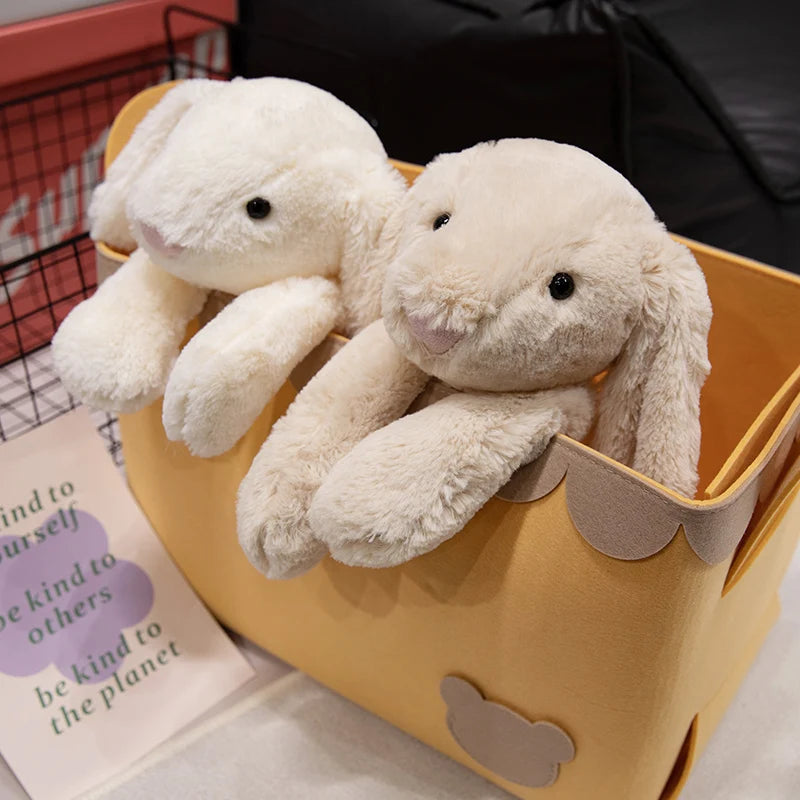 Kawaii Long-Ears Rabbit Plush Pillow – Soft Healing Bunny Doll