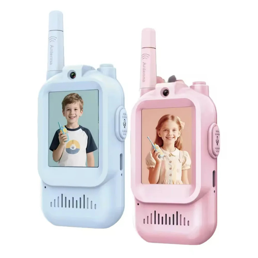 TalkPlay™ Video Walkie Talkies – Kids Rechargeable Video Intercom Set