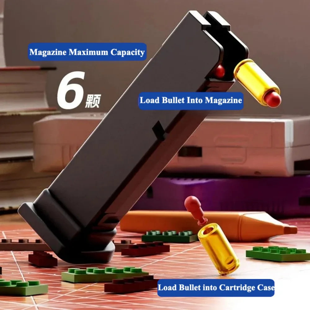 BrickBlaze™ Building Block Blaster – Foam Projectile Construction Gun