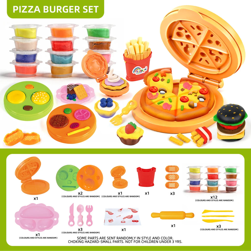 Pretend Chef Play Dough Kit with Molds and Tools
