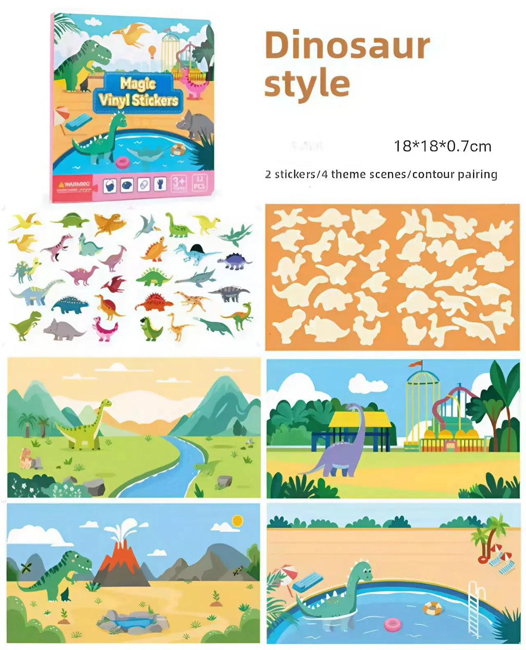 Magic Scene Sticker Book
