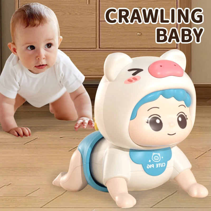 Musical Crawling Baby Toy with Lights