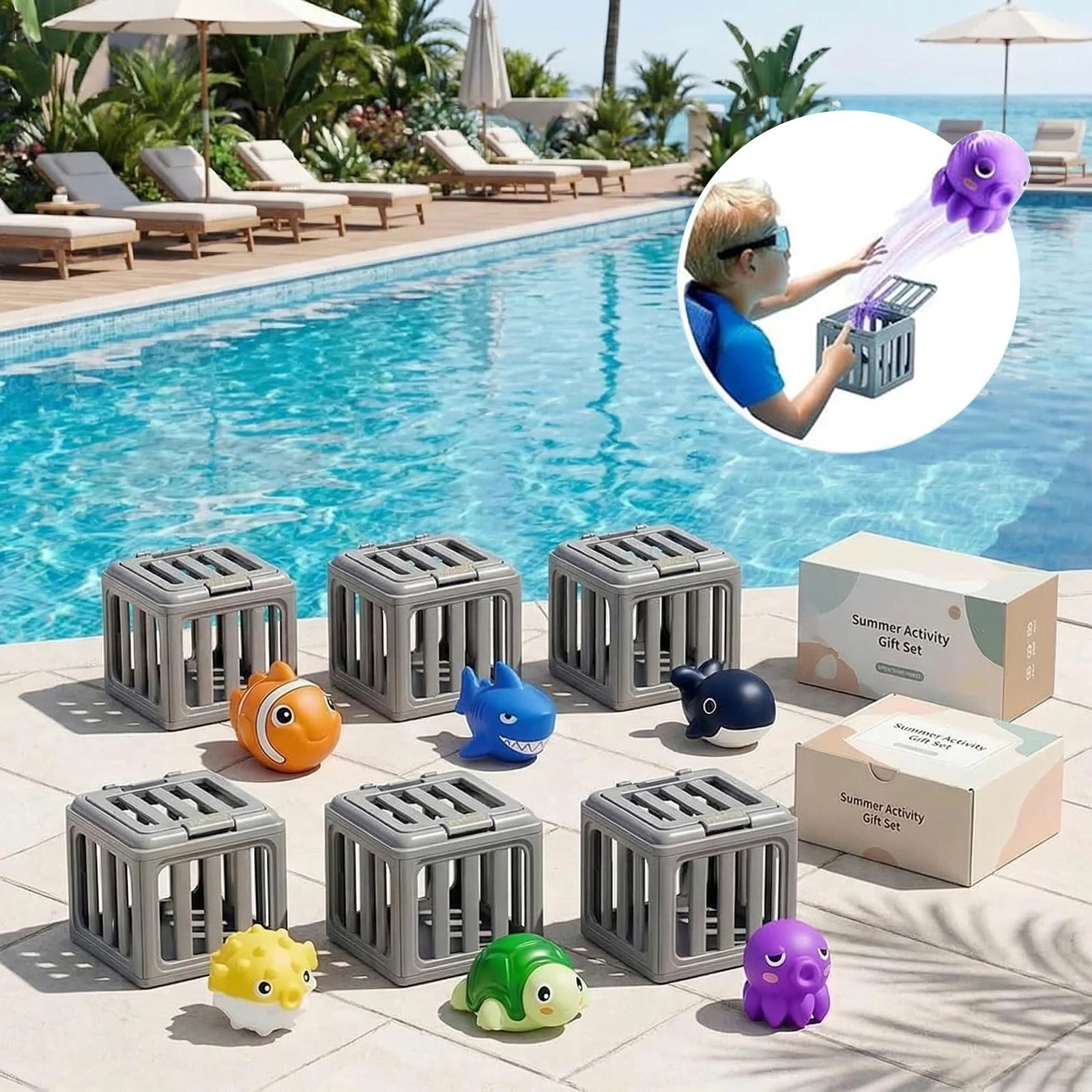 Ocean Rescue Dive & Splash Play Set