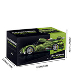 Keni Saige™ 1:8 Scale Supercar Building Blocks Model